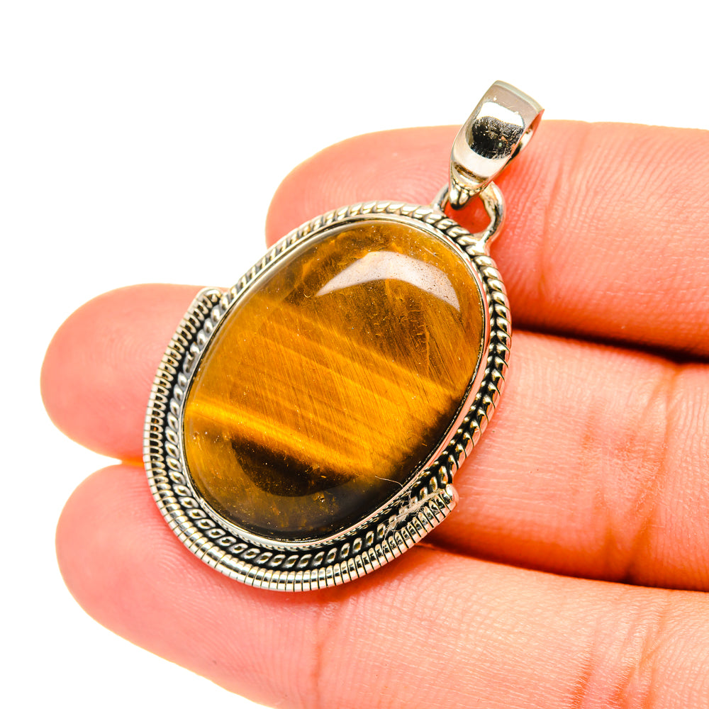 Tiger Eye Pendants handcrafted by Ana Silver Co - PD7190