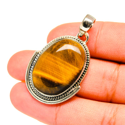 Tiger Eye Pendants handcrafted by Ana Silver Co - PD7190