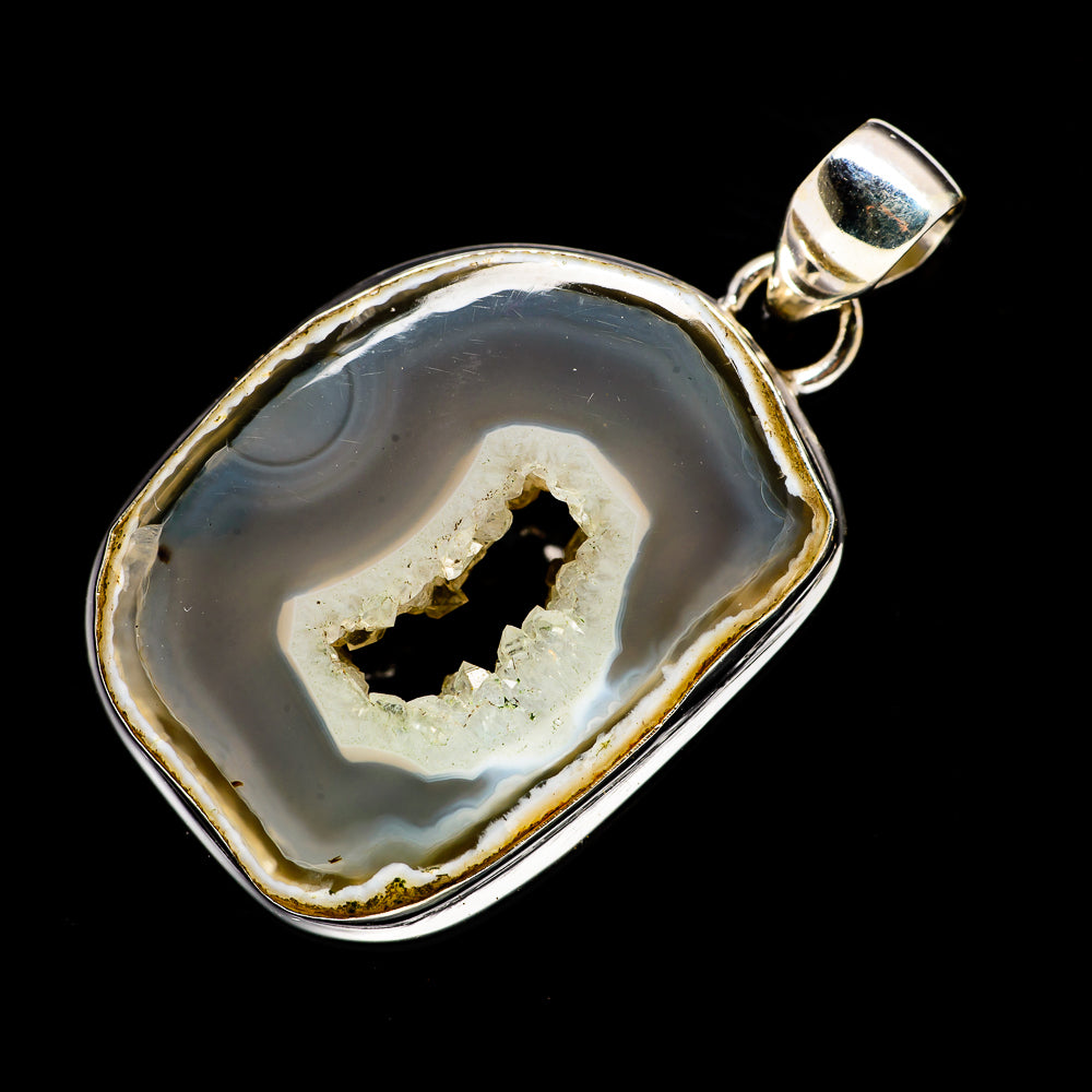 Coconut Geode Druzy Pendants handcrafted by Ana Silver Co - PD719188
