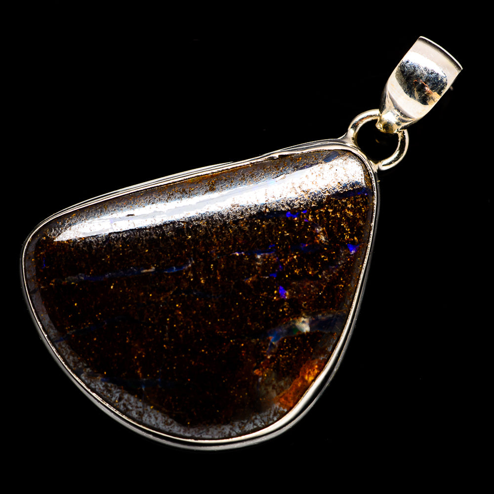 Boulder Opal Pendants handcrafted by Ana Silver Co - PD719559