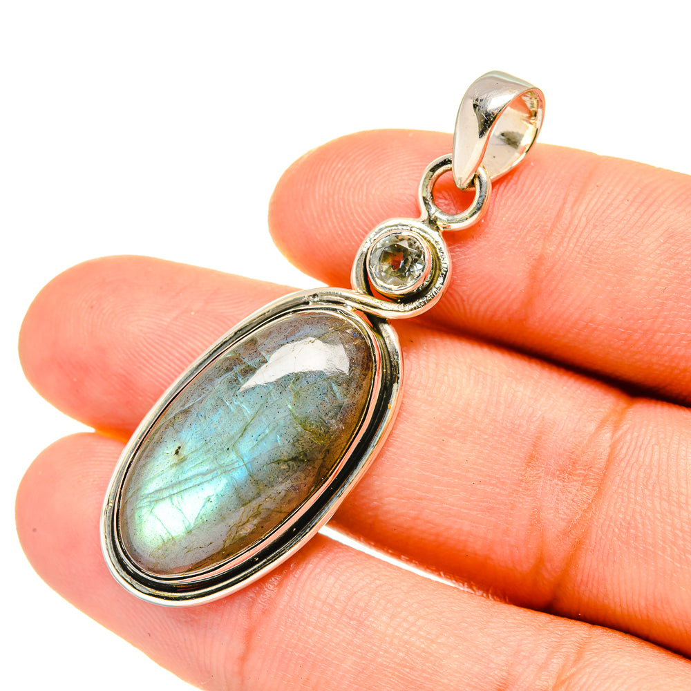 Labradorite Pendants handcrafted by Ana Silver Co - PD7198
