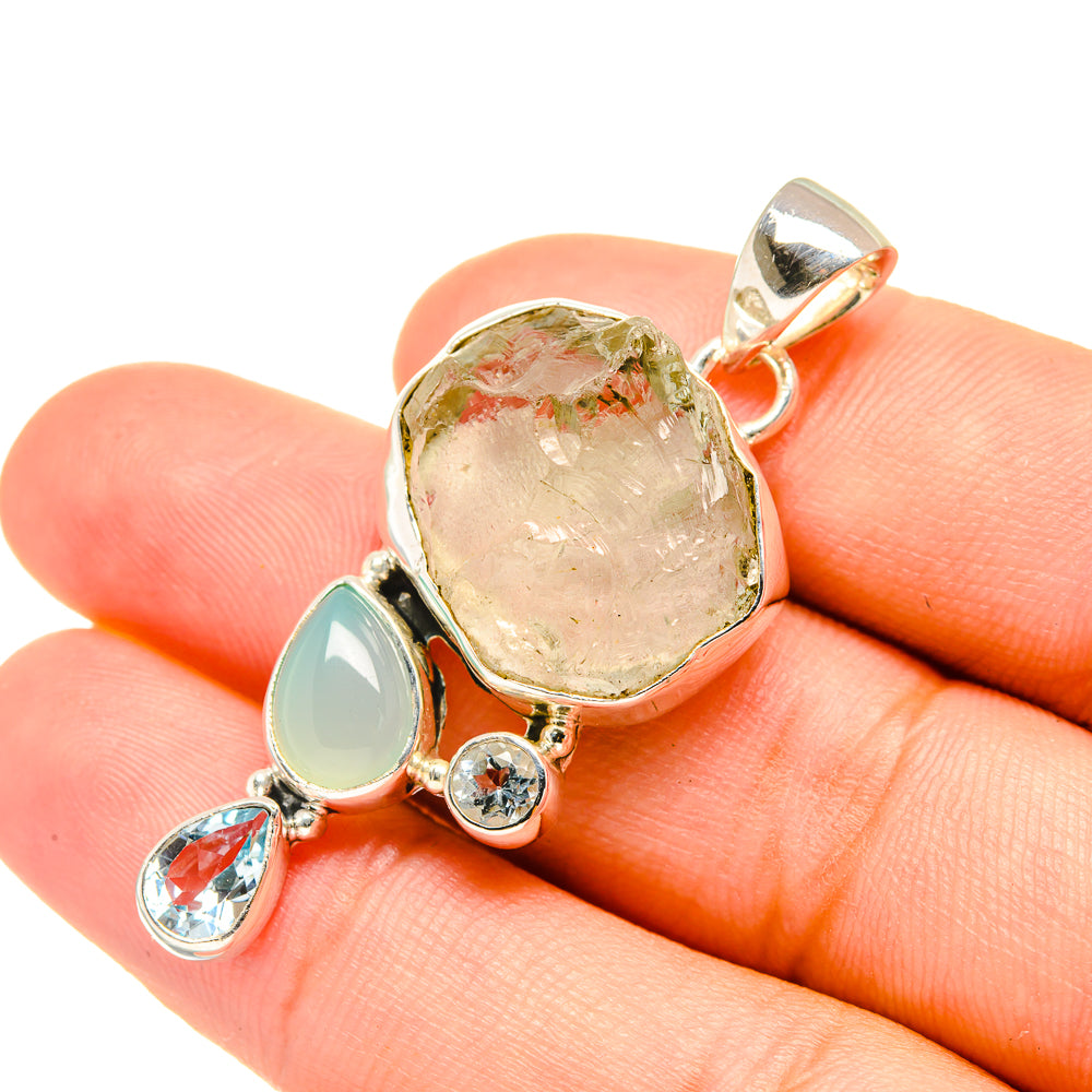 Green Amethyst Pendants handcrafted by Ana Silver Co - PD7205