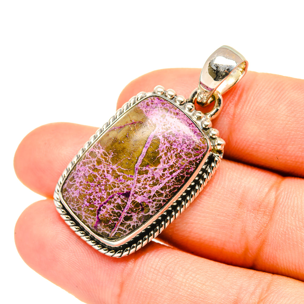 Stichtite Pendants handcrafted by Ana Silver Co - PD7206