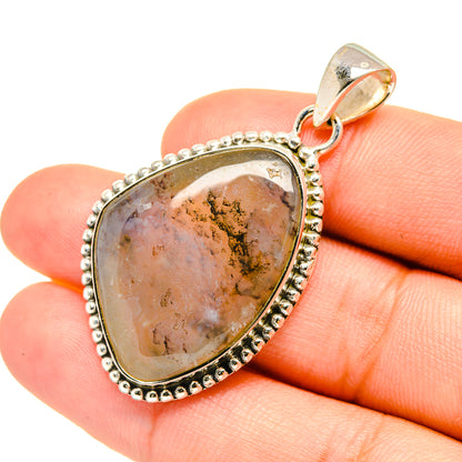 Dendritic Opal Pendants handcrafted by Ana Silver Co - PD7207