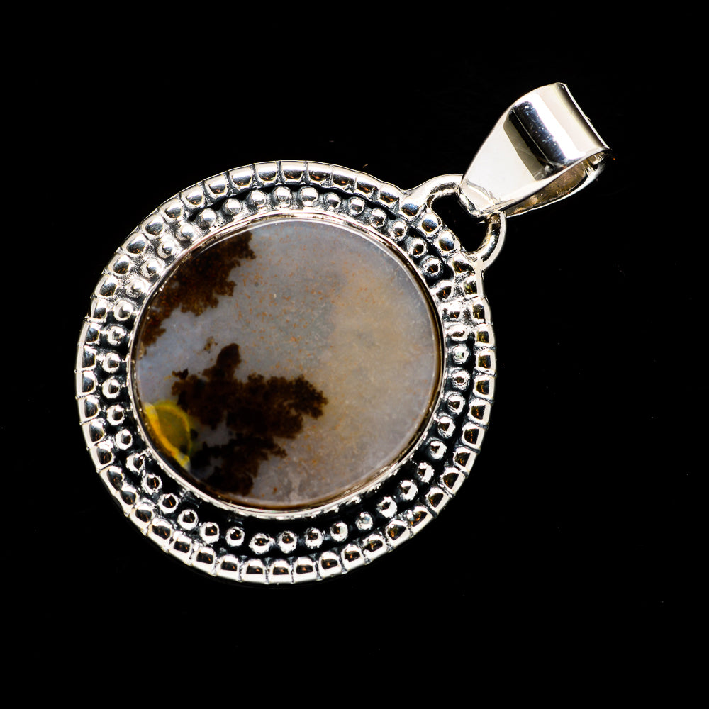Scenic Dendritic Agate Pendants handcrafted by Ana Silver Co - PD721259