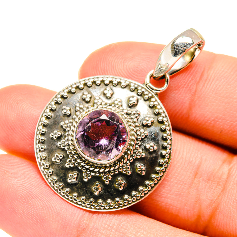 Amethyst Pendants handcrafted by Ana Silver Co - PD7217