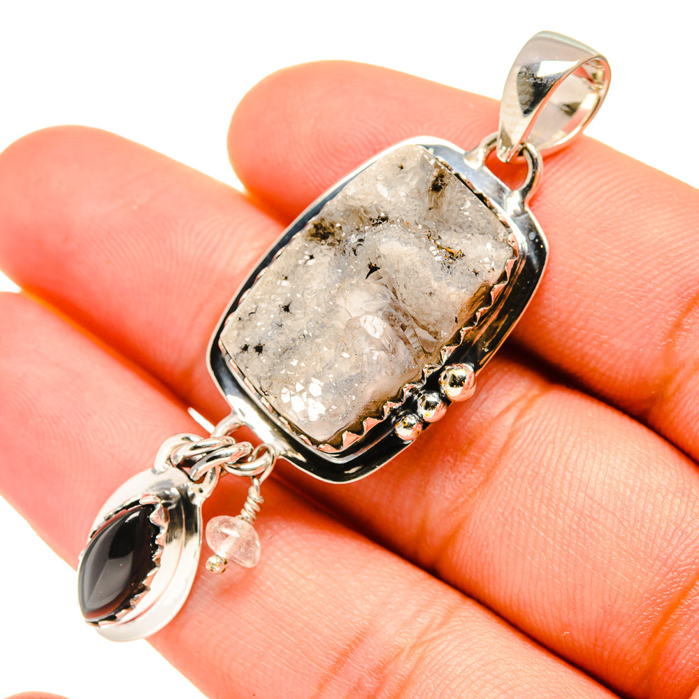 Desert Druzy Pendants handcrafted by Ana Silver Co - PD7227