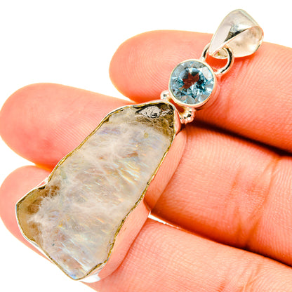 Rainbow Moonstone Pendants handcrafted by Ana Silver Co - PD7241