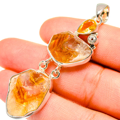 Citrine Pendants handcrafted by Ana Silver Co - PD7247