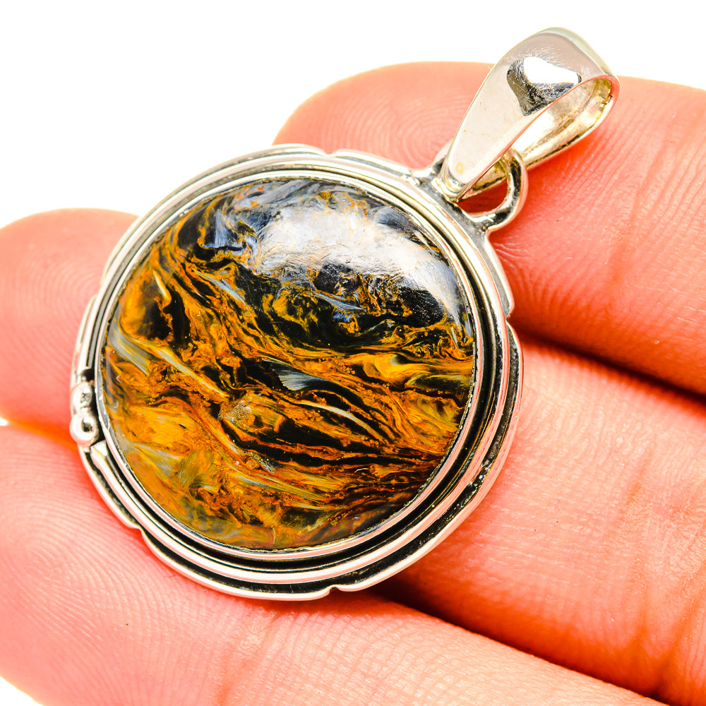 Pietersite Pendants handcrafted by Ana Silver Co - PD7251