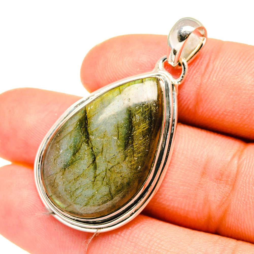 Labradorite Pendants handcrafted by Ana Silver Co - PD7255