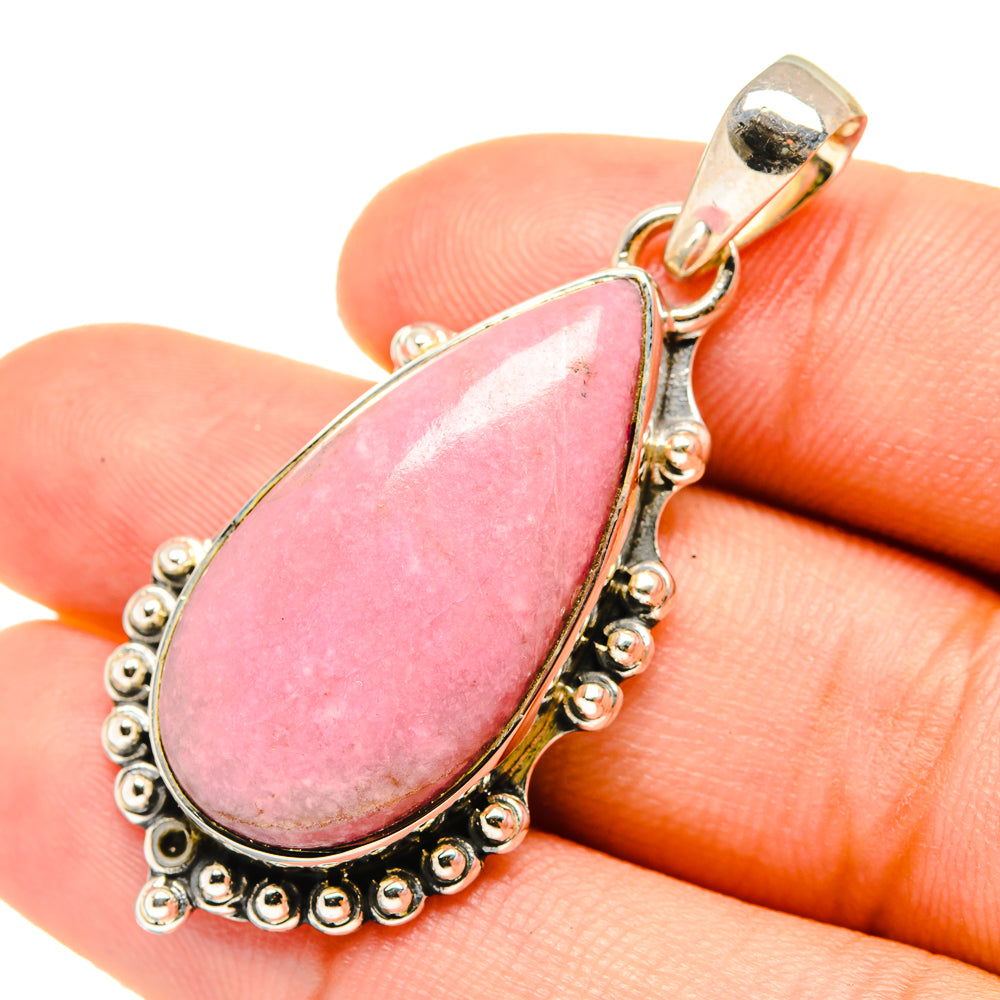 Pink Opal Pendants handcrafted by Ana Silver Co - PD7263