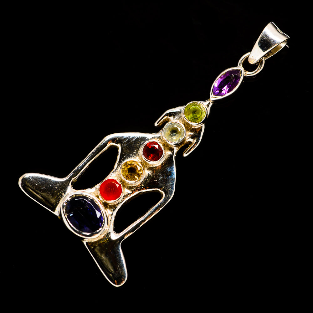 Multi-Stone Chakra Pendants handcrafted by Ana Silver Co - PD726625