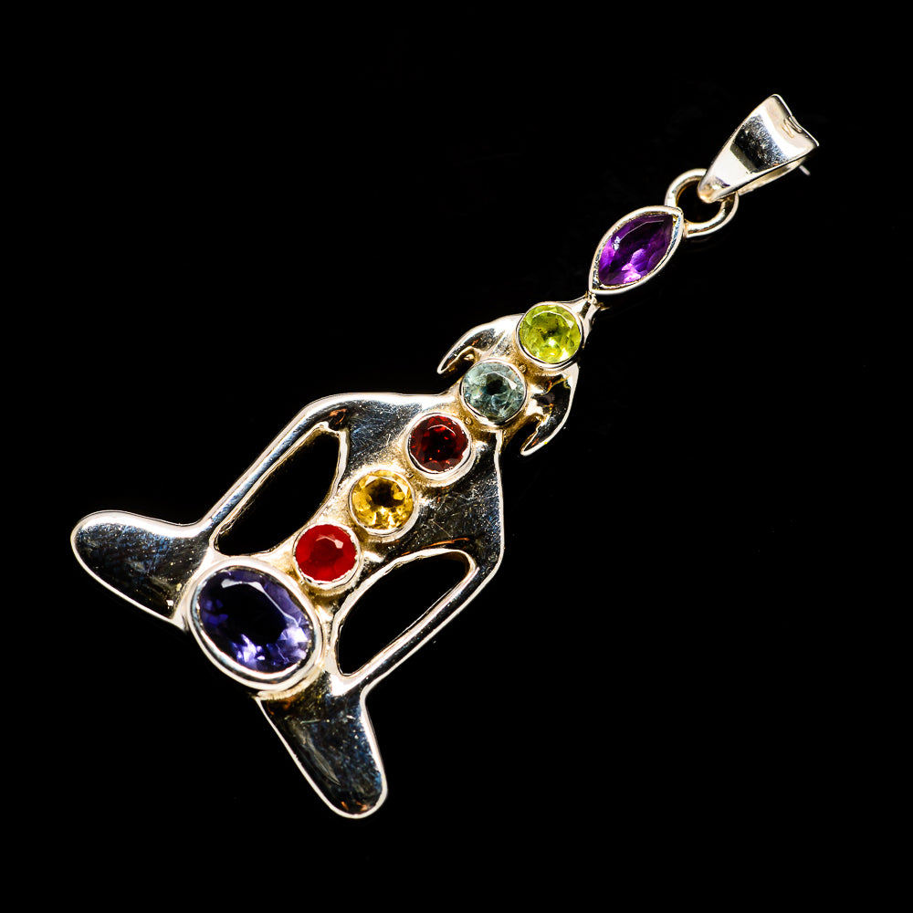 Multi-Stone Chakra Pendants handcrafted by Ana Silver Co - PD726774