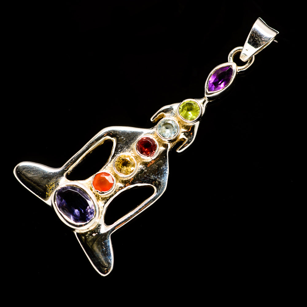 Multi-Stone Chakra Pendants handcrafted by Ana Silver Co - PD726827