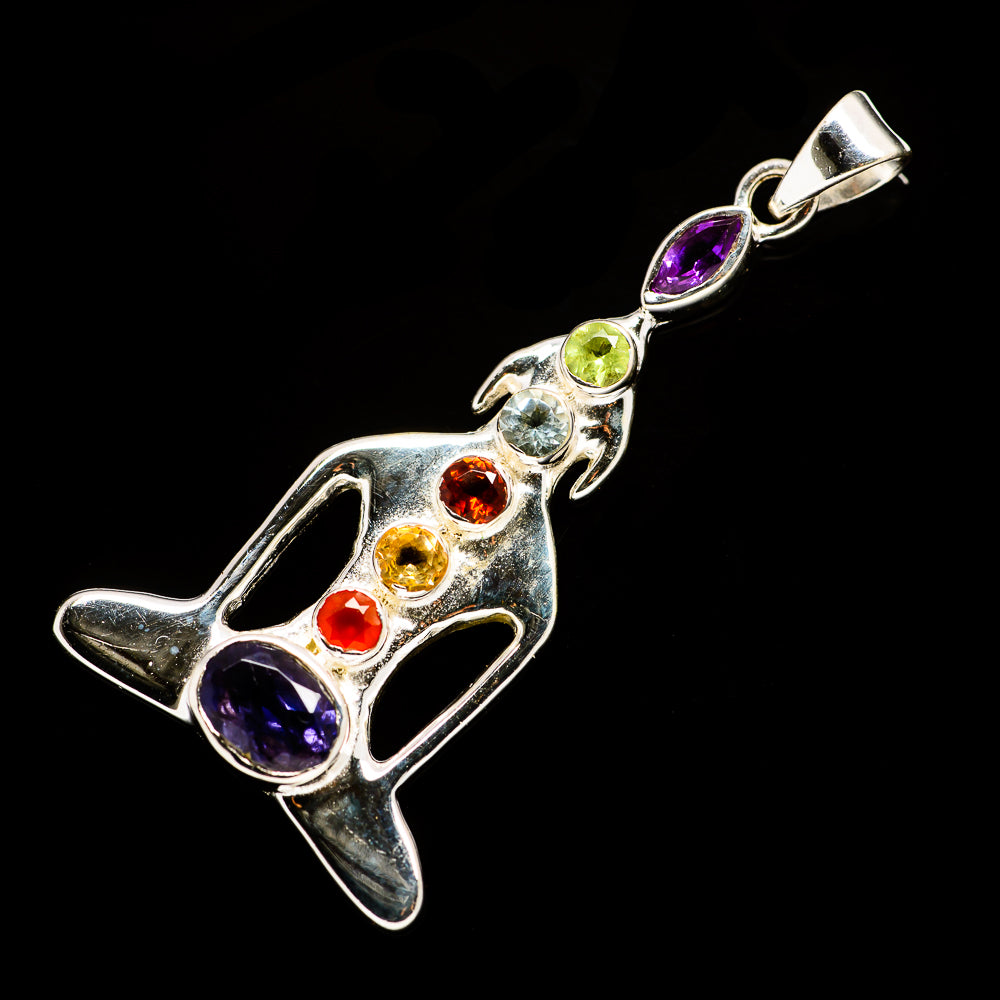 Multi-Stone Chakra Pendants handcrafted by Ana Silver Co - PD726828