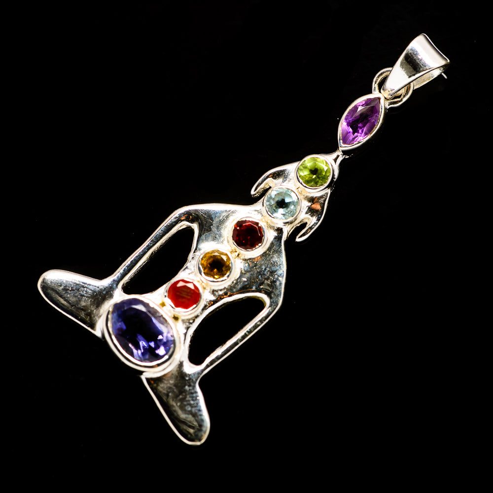 Multi-Stone Chakra Pendants handcrafted by Ana Silver Co - PD726859