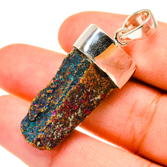 Titanium Druzy Pendants handcrafted by Ana Silver Co - PD7273