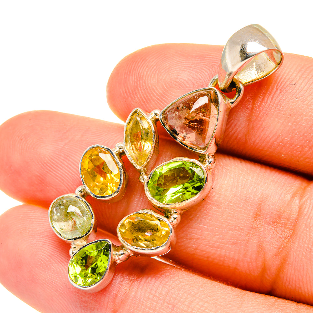Citrine Pendants handcrafted by Ana Silver Co - PD7275