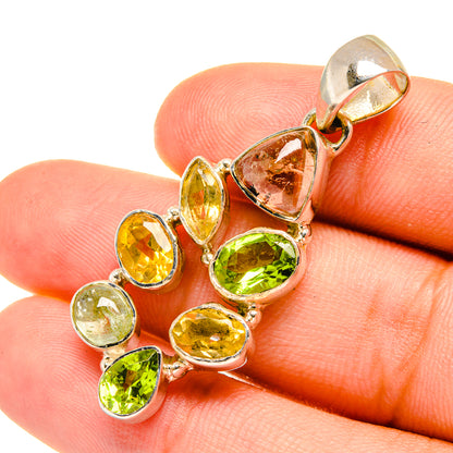 Citrine Pendants handcrafted by Ana Silver Co - PD7275