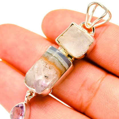 Amethyst Stalactite Pendants handcrafted by Ana Silver Co - PD7276