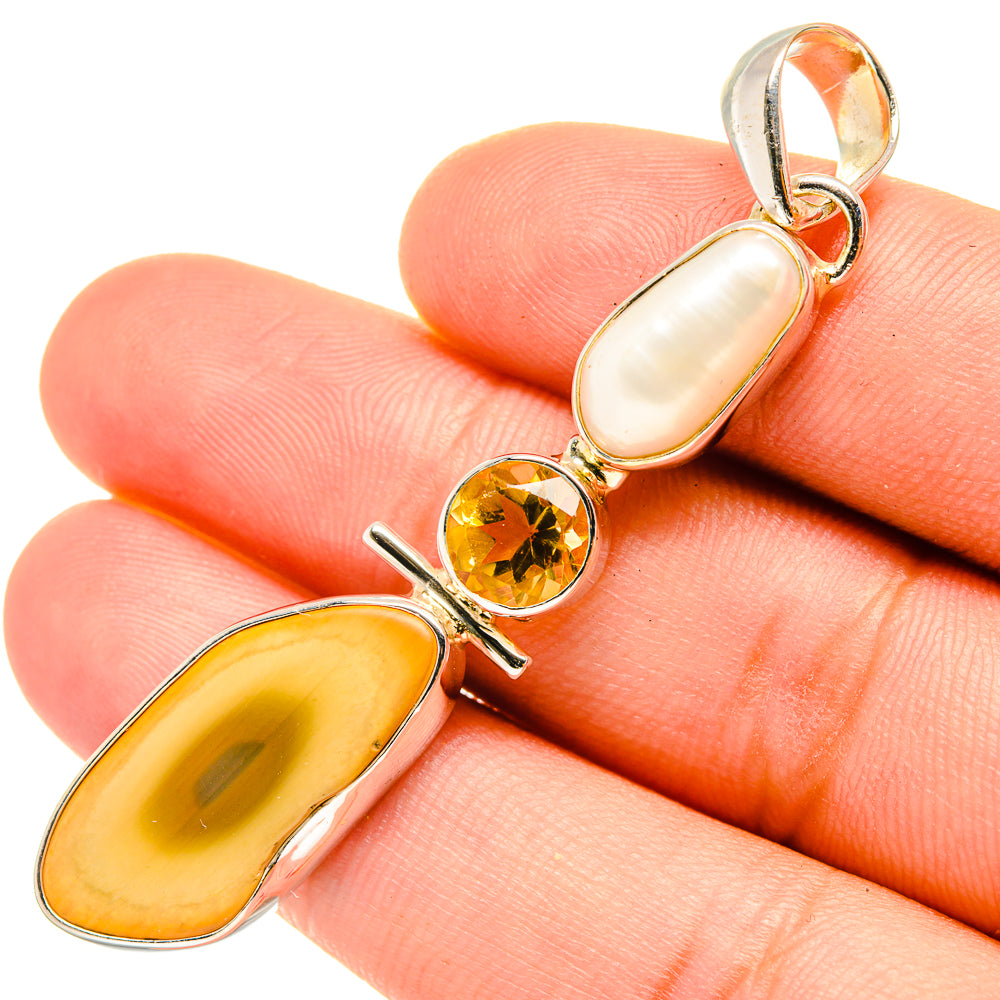 Willow Creek Jasper Pendants handcrafted by Ana Silver Co - PD7285