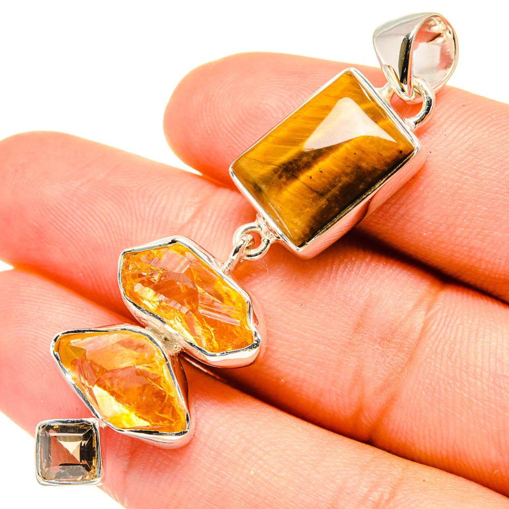 Tiger Eye Pendants handcrafted by Ana Silver Co - PD7287