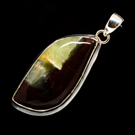 Boulder Prehnite Pendants handcrafted by Ana Silver Co - PD728738