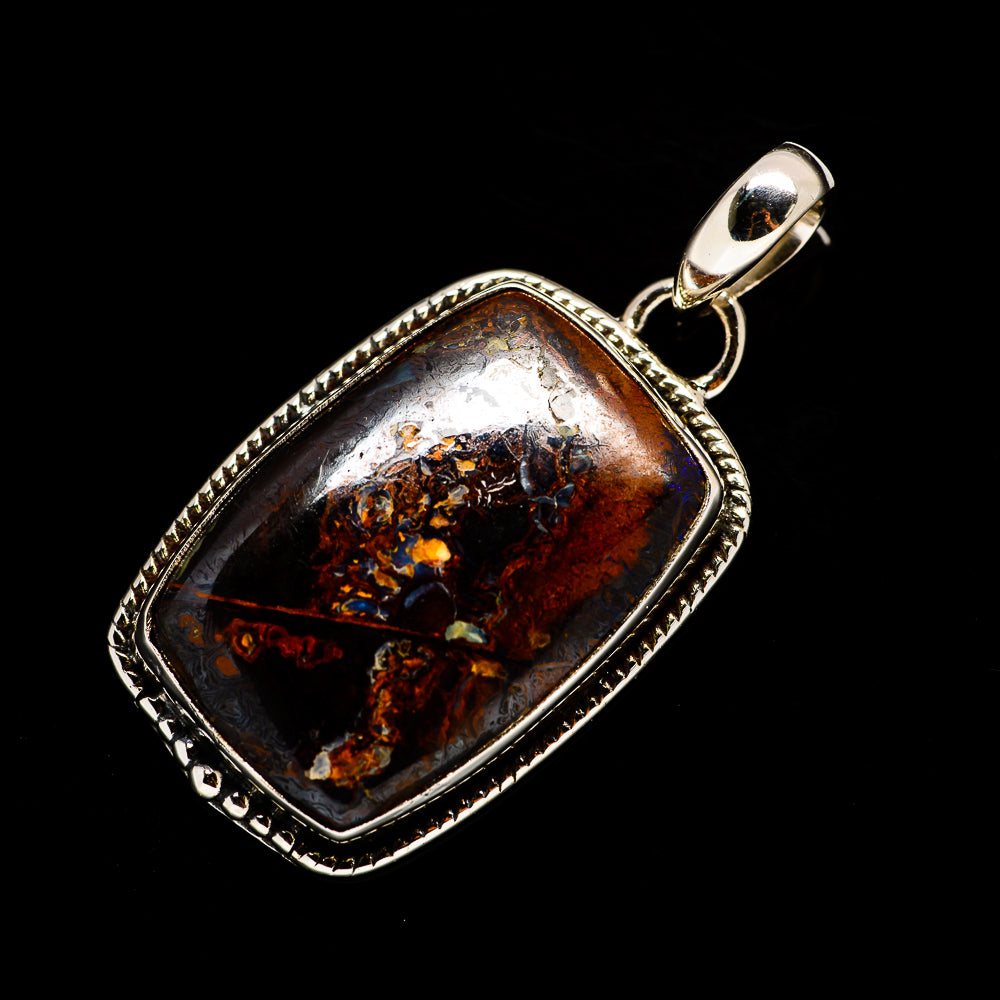 Boulder Opal Pendants handcrafted by Ana Silver Co - PD728935