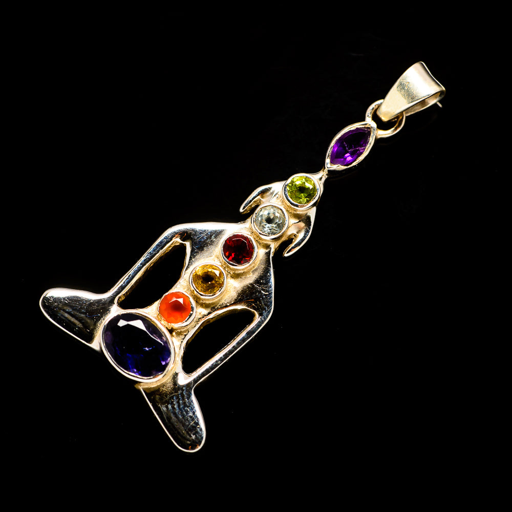 Multi-Stone Chakra Pendants handcrafted by Ana Silver Co - PD729359