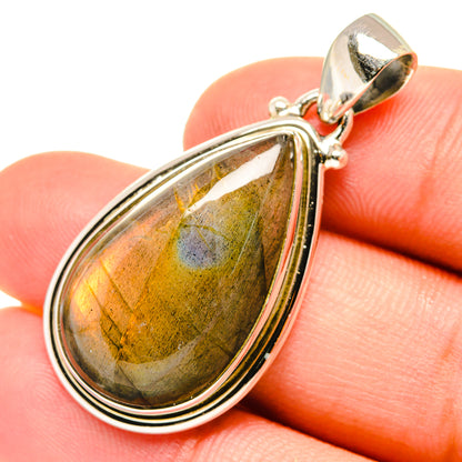 Labradorite Pendants handcrafted by Ana Silver Co - PD7295