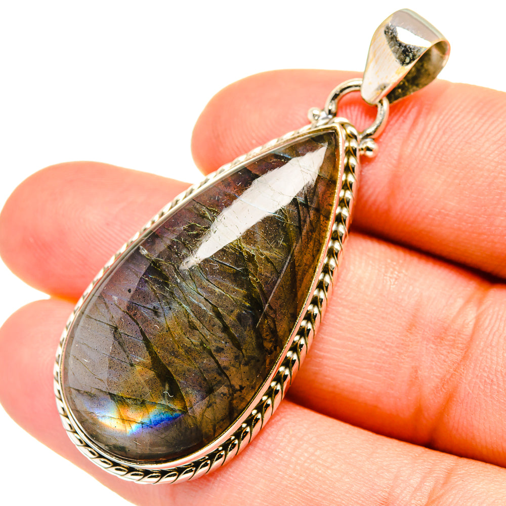 Labradorite Pendants handcrafted by Ana Silver Co - PD7296