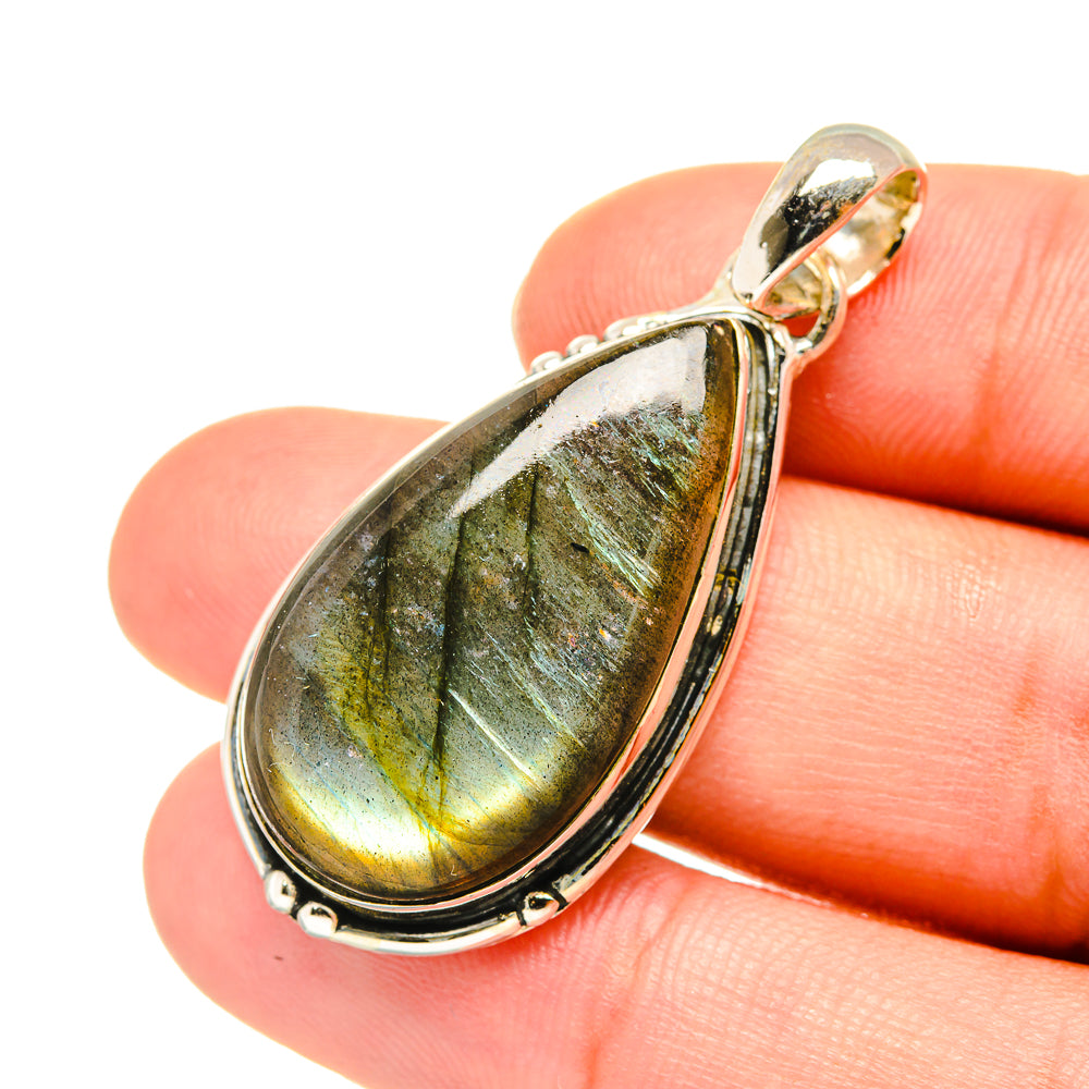 Labradorite Pendants handcrafted by Ana Silver Co - PD7299
