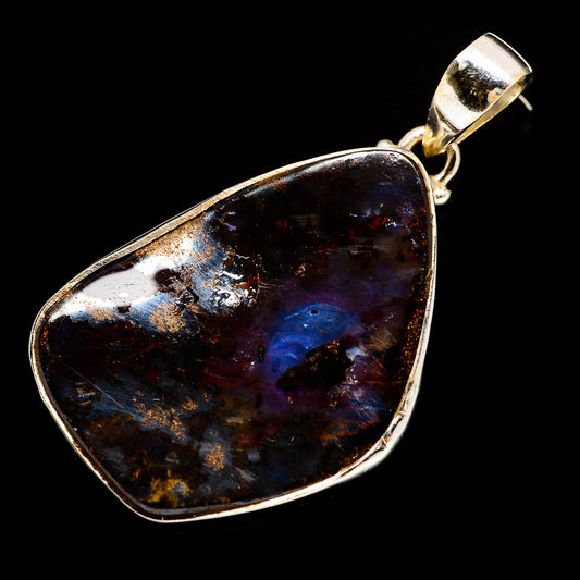 Boulder Opal Pendants handcrafted by Ana Silver Co - PD729992