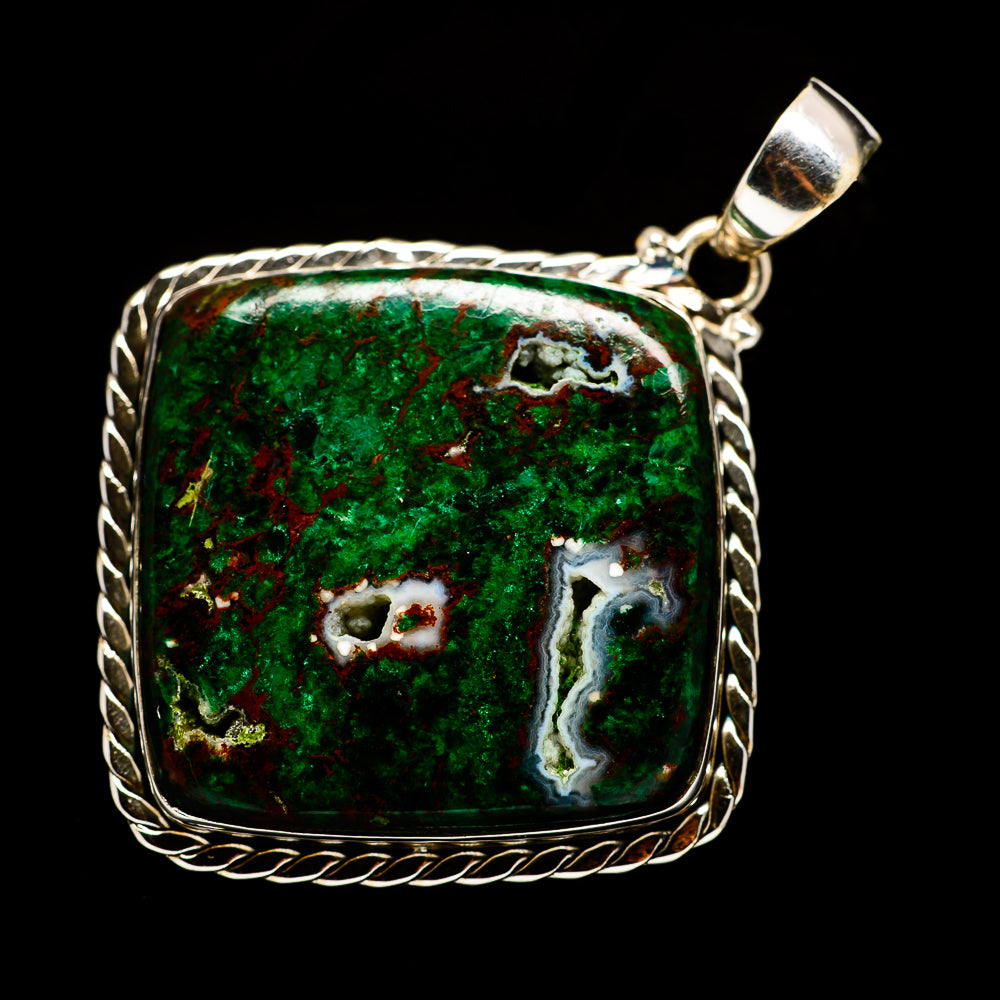 Chrysocolla Pendants handcrafted by Ana Silver Co - PD730079