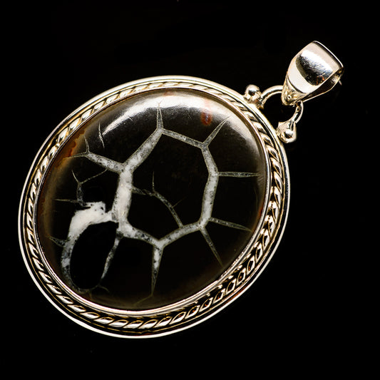Septarian Geode Pendants handcrafted by Ana Silver Co - PD730085