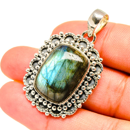 Labradorite Pendants handcrafted by Ana Silver Co - PD7302