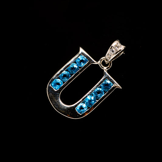 Blue Topaz Pendants handcrafted by Ana Silver Co - PD730278