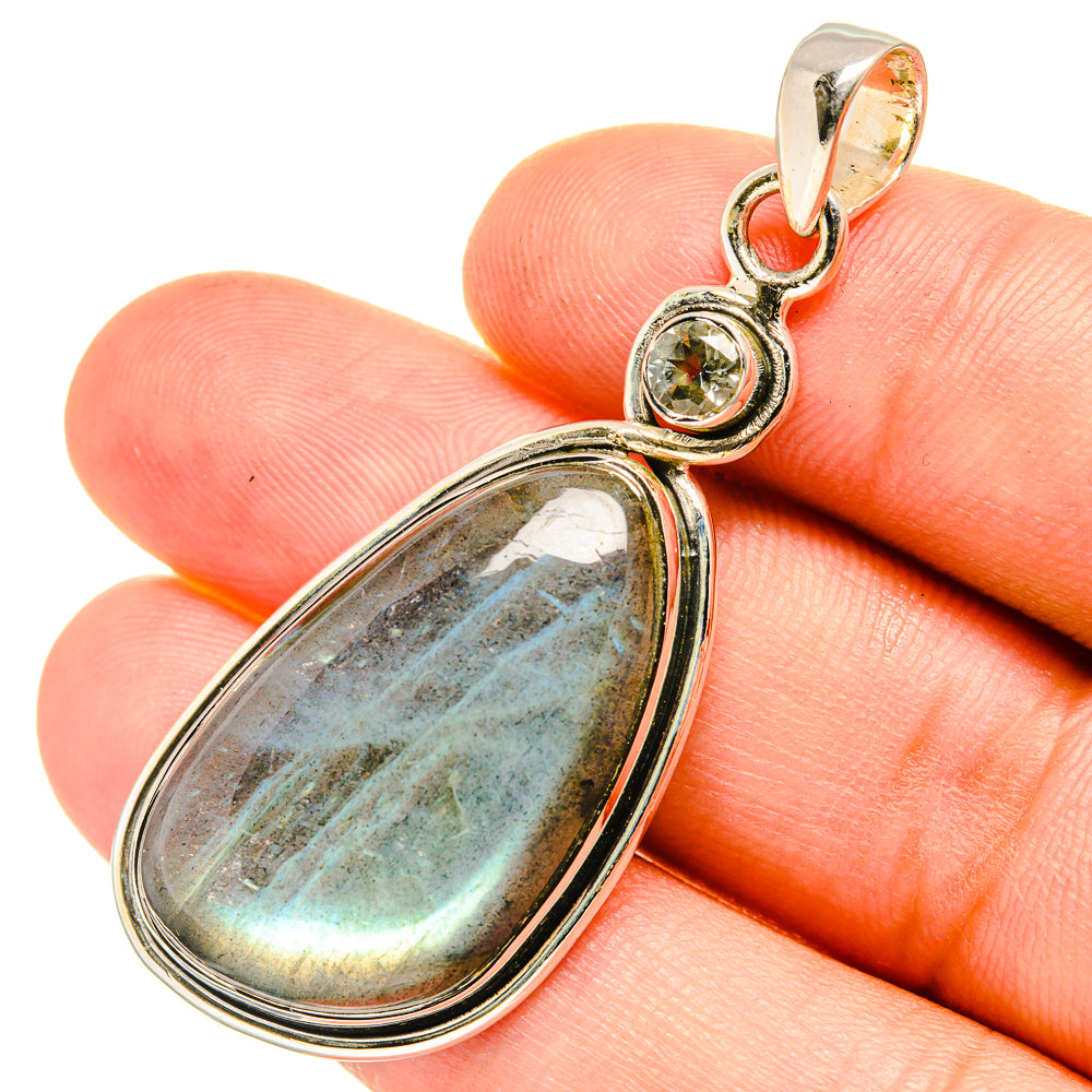 Labradorite Pendants handcrafted by Ana Silver Co - PD7304