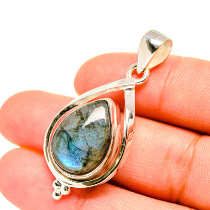 Labradorite Pendants handcrafted by Ana Silver Co - PD7306