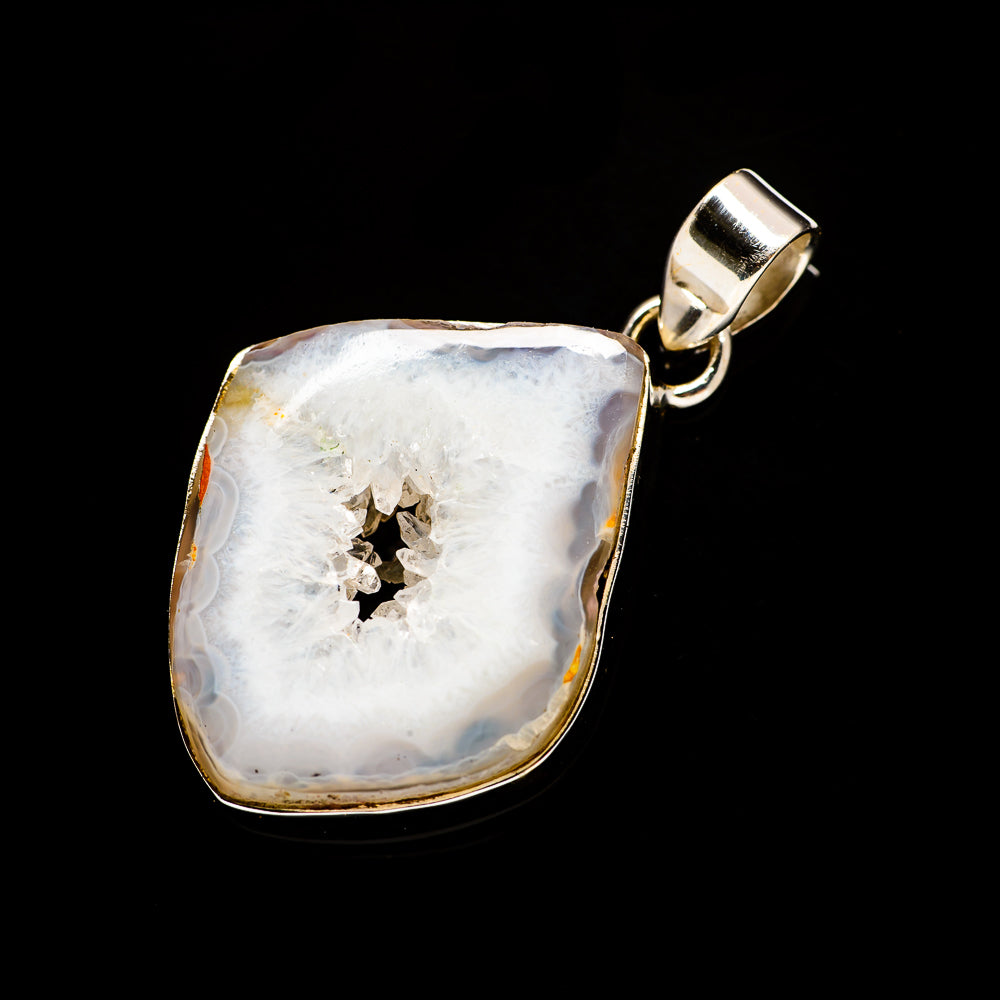 Coconut Geode Druzy Pendants handcrafted by Ana Silver Co - PD730662