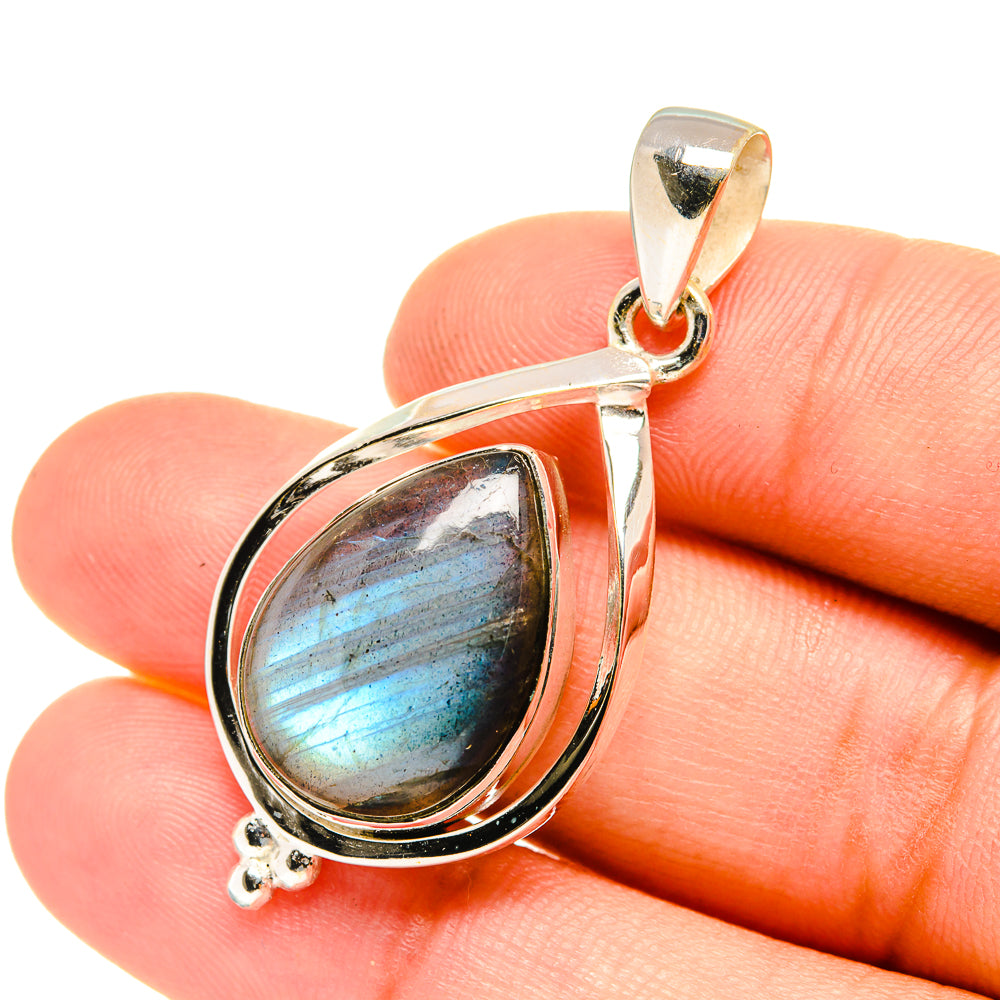 Labradorite Pendants handcrafted by Ana Silver Co - PD7309