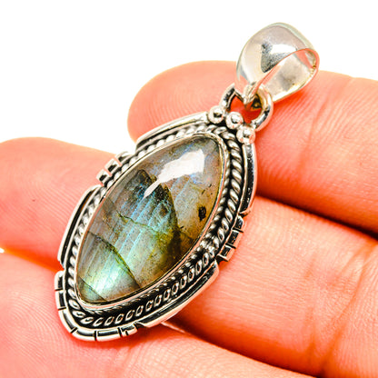 Labradorite Pendants handcrafted by Ana Silver Co - PD7314