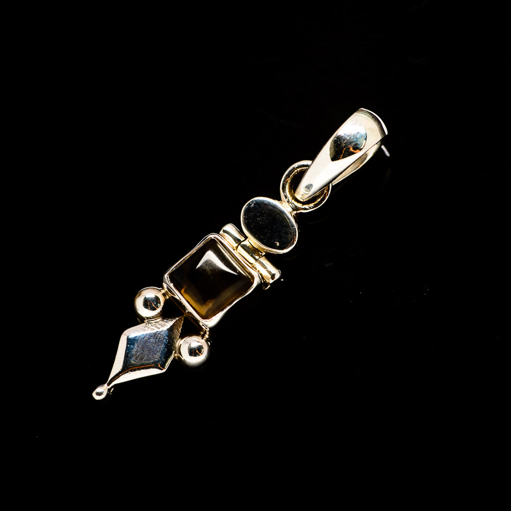 Smoky Quartz Pendants handcrafted by Ana Silver Co - PD731904