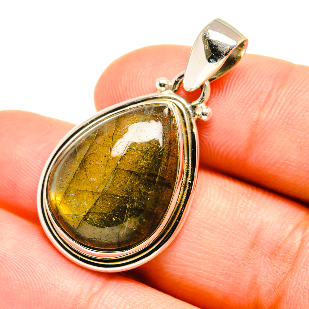 Labradorite Pendants handcrafted by Ana Silver Co - PD7320