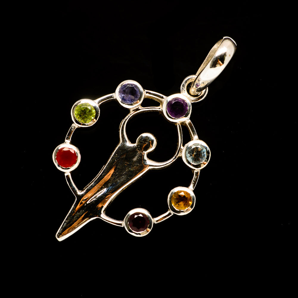 Multi-Stone Chakra Pendants handcrafted by Ana Silver Co - PD732012
