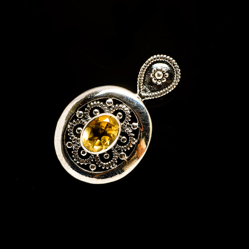 Citrine Pendants handcrafted by Ana Silver Co - PD732029