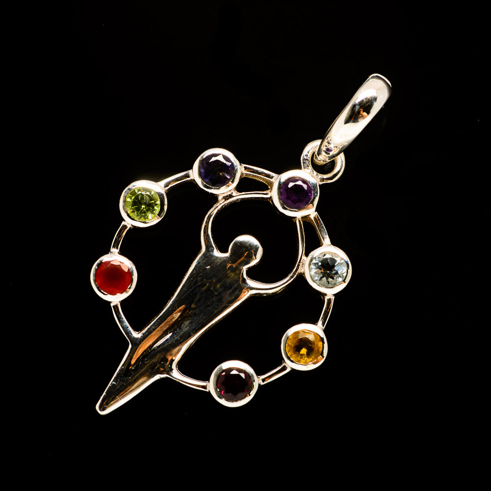Multi-Stone Chakra Pendants handcrafted by Ana Silver Co - PD732072