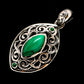 Malachite Pendants handcrafted by Ana Silver Co - PD732092