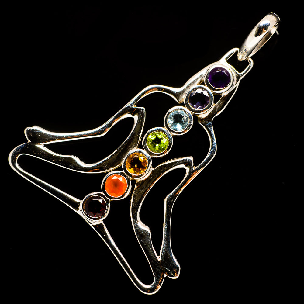 Multi-Stone Chakra Pendants handcrafted by Ana Silver Co - PD732172